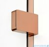 New Trendy Eventa Copper Shine kabina prysznicowa prostokątna 120x70x200 cm prawa przejrzyste miedź połysk EXK-6424